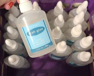 18 Pack lot American Crafts Clear Craft Glue 2 oz Non-Toxic Washable